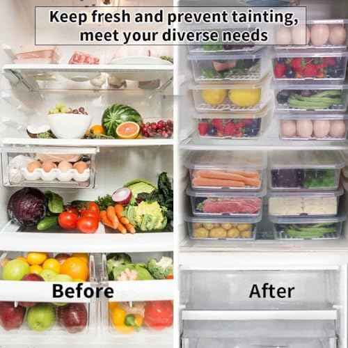 77L Fruit Storage Containers with Lids, 3 Pack