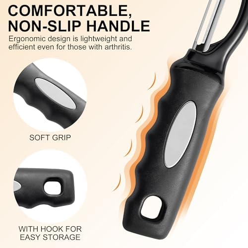 Swivel Vegetable Peeler, Soft Grip Handle and Ultra Sharp Stainless