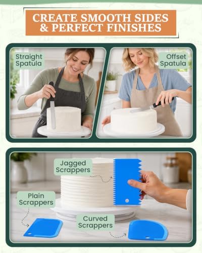 RFAQK 90PCs Cake Decorating Kit