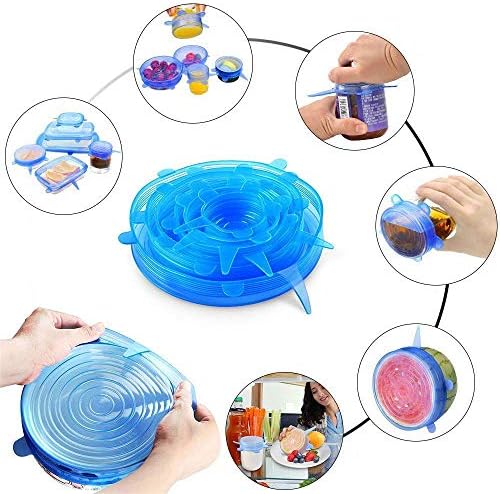 Silicone Stretch Lids, Durable & Eco-Friendly Elastic Lids