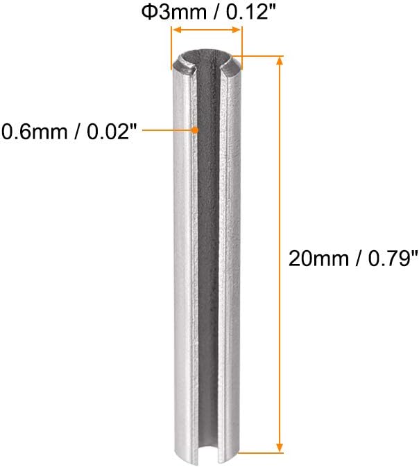 uxcell Slotted Spring Pin - Image 2