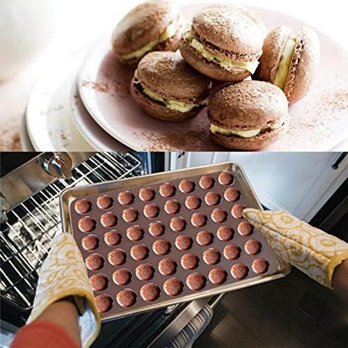 2 PCS 48 Capacity Macaron Silicone Baking Mat
