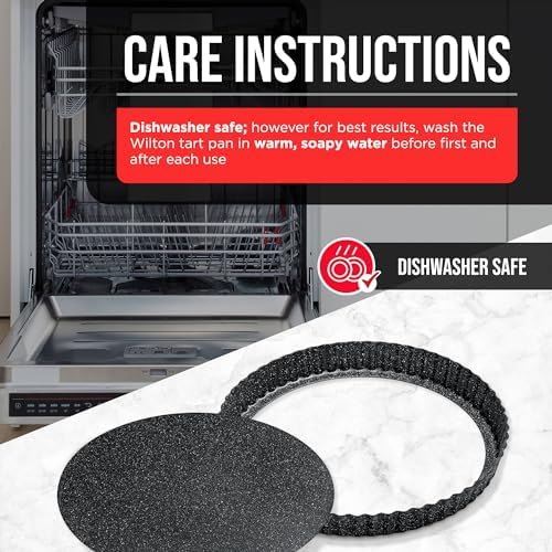Bakken- Swiss Tart Pan – Quick Release Removable Base, Non-Stick