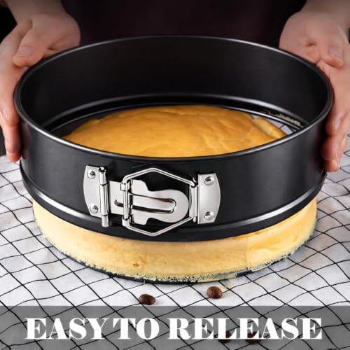 10 Inch Springform Pan with 50 Pcs Parchment Paper Cheesecake Baking
