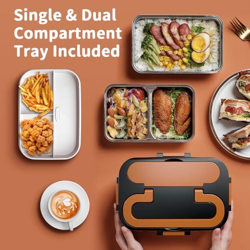 IFENROL Electric Lunch Box for Adults, 1.8L 100W Heating Lunch Box for
