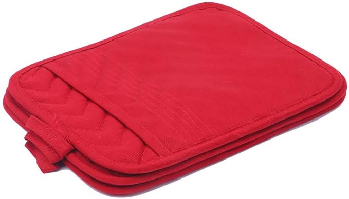 Anyi Pot Holders for Kitchen Heat Resistant, Cotton Hot Pads for Counter Table - Image 8