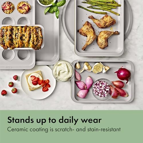 OXO Good Grips Non-Stick Pro Ceramic Coated Metal Bakeware 3-Piece Sheet