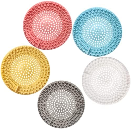 Drain Hair Catcher Stopper 5pcs Bathroom Accessories Set, Durable