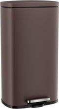 Arlopu 8 Gallon Step Trash Can, Stainless Steel Garbage Bin, Soft-Close Rubbish by Arlopu