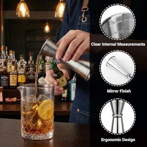 3 Pack Bar Tools, Includes 9.72" Muddler for Cocktails, 11.8" Bar