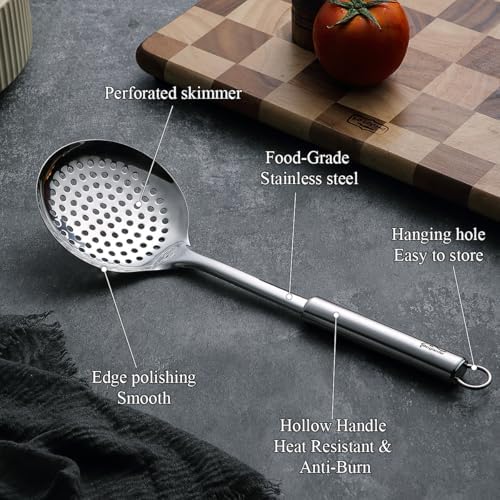 Berglander Spider Strainer Skimmer Ladle 2 Pieces, Stainless Steel