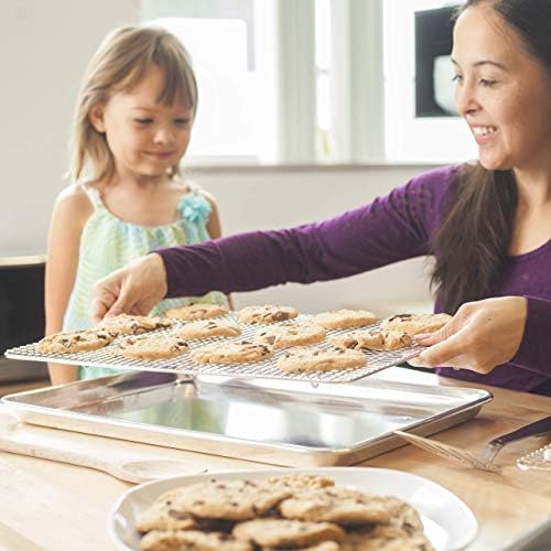 3 Pack Stainless Steel Wire Cooling, Baking, Roasting Rack with