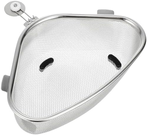 Baluue Triangle Corner Sink Strainer Sink Draining Basket with