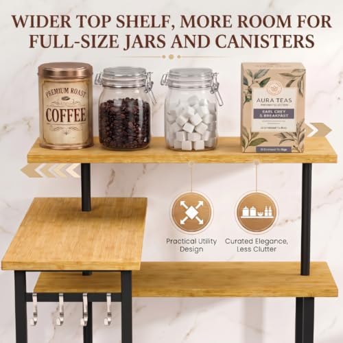 3-Tier Bamboo Corner Organizer Shelf