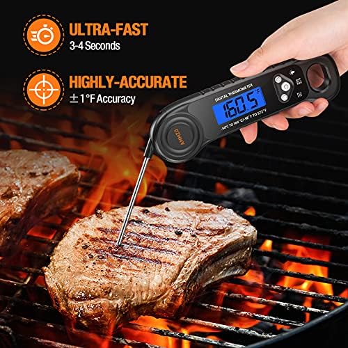 AMMZO Digital Meat and Candy Thermometer