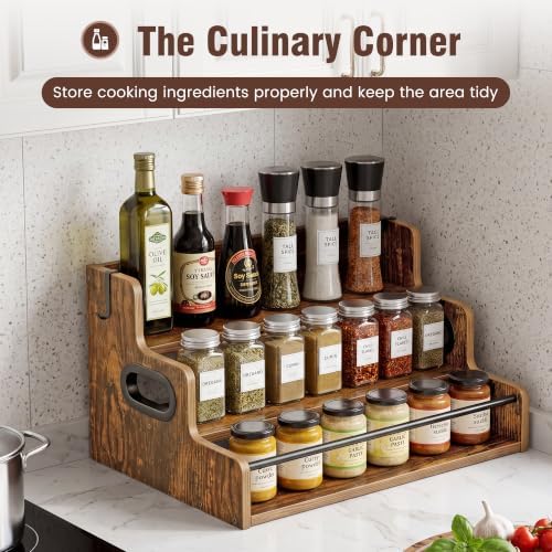 YOUDENOVA Coffee Syrup Organizer, 3-Tier Syrup Rack
