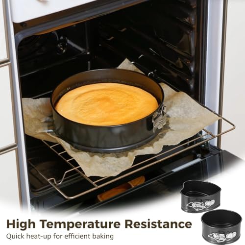 4 Inch Springform Pans, 8 Pcs Mini Springform Pans Set, Spring Form
