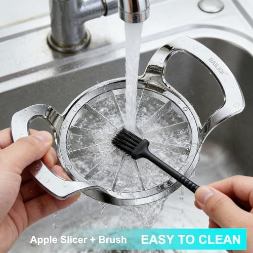 Stainless Steel Apple Slicer 12 Slices - Large Apple Corer Remover