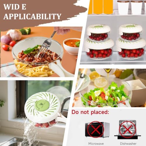 2 Pcs Multi Purpose Drain Basket with Lid, Collapsible Handle 2 in 1