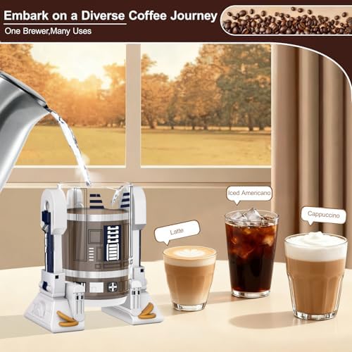 TEENKON 32 Oz French Press, White