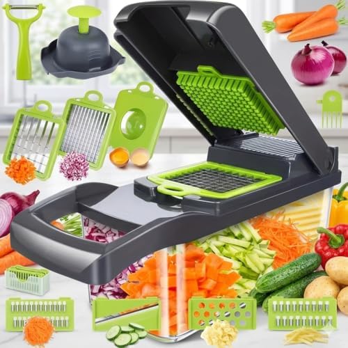 16-in-1 Vegetable Chopper and Mandoline Slicer