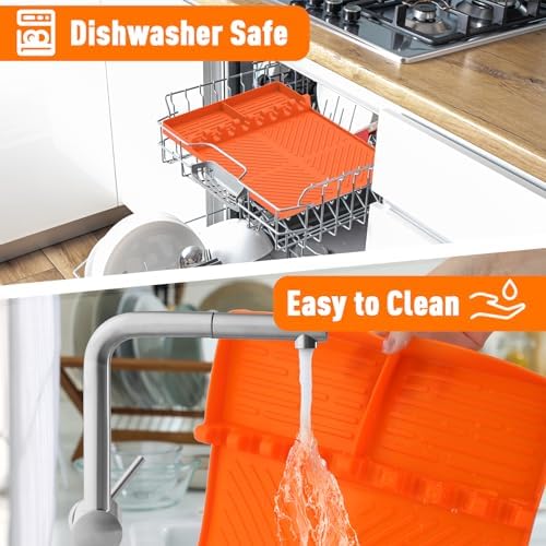 Silicone Grill Mat Compatible with Blackstone