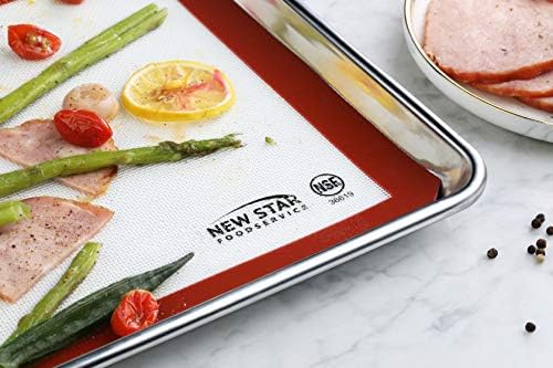 New Star Foodservice Commercial Grade Silicone Baking Mat Non Stick