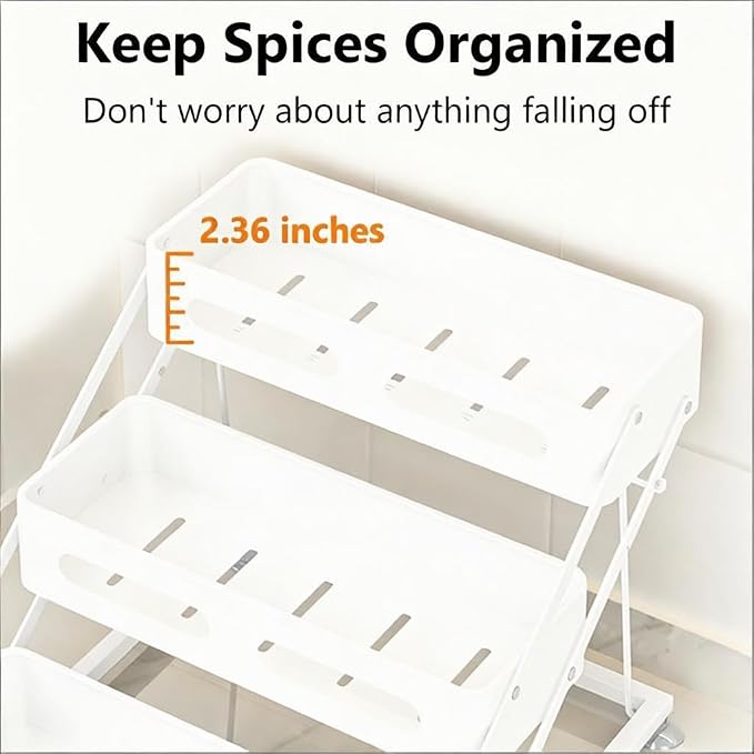 Ceetug 3 Tier Foldable Spice Rack - Image 6