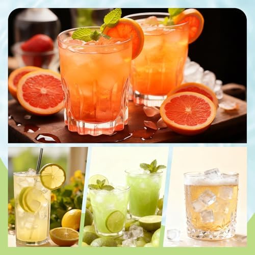 4-Pack Silicone Ice Cube Trays with Lid, Easy Release Ice Cube Molds