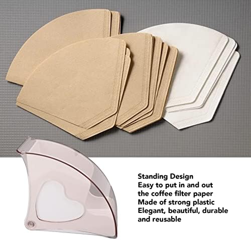 Coffee Filter Paper Storage Box with Dustproof Cover - Dispenser Rack