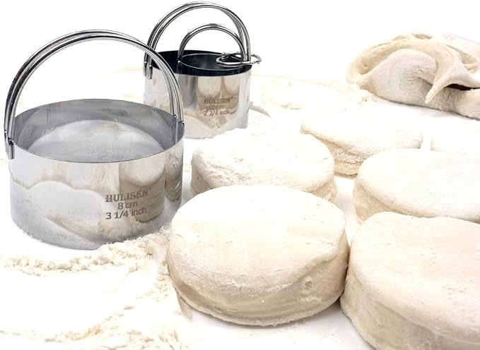 HULISEN Biscuit Cutter Set, Stainless Steel Round Cookies Cutter - Image 7