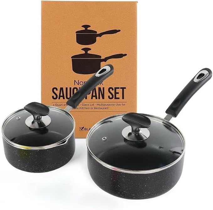 Nonstick Saucepan Set by RATWIA