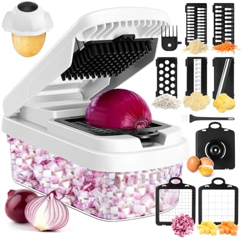 Yusshn 12-in-1 Vegetable Chopper with Container