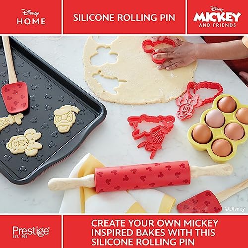 Prestige New Disney Bake with Mickey Mouse Silicone Rolling Pin for