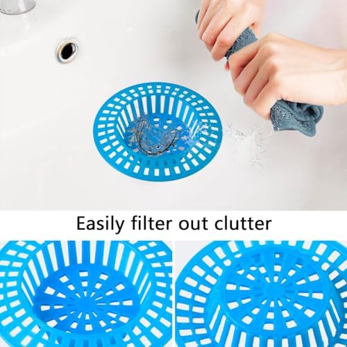 Shower Drain Hair Catcher, Sink Strainer, 24-Pack