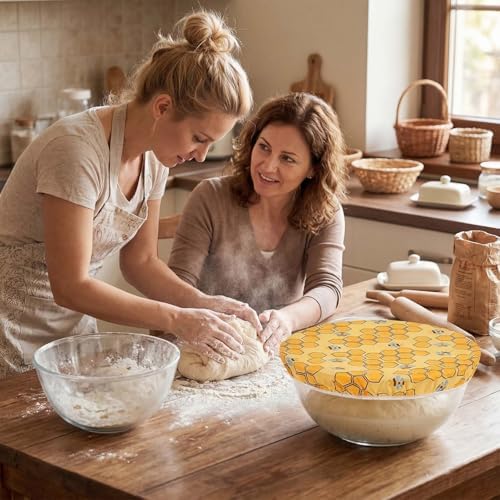 Reusable Beeswax Bowl Covers, 2 Pack, 12 Inch