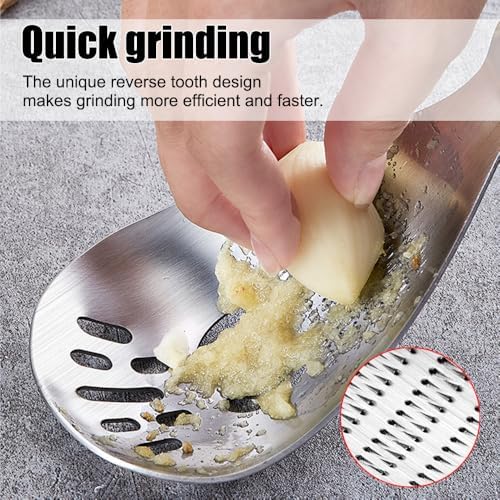 Multipurpose Grinding Spoon, 1/2PCS 5-In-1 Stainless Steel Slotted