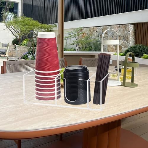 Acrylic Countertop Coffee Cup Holder