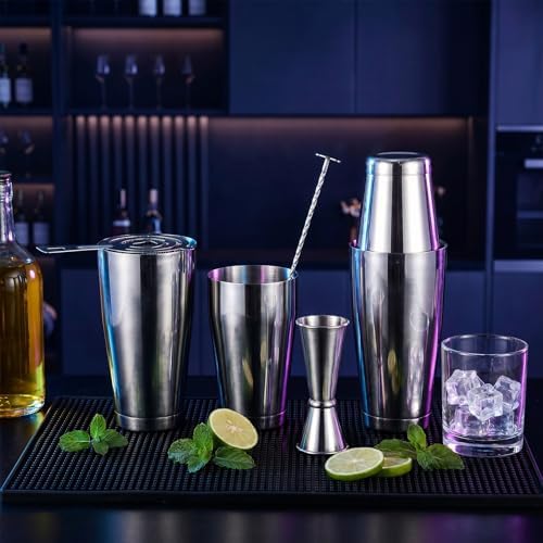 Cocktail Shaker Boston Shaker Set 15 Pcs Professional Bartender Kit