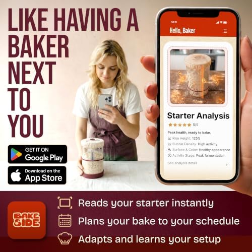Superbaking Sourdough Starter Kit, 9" Banneton Basket