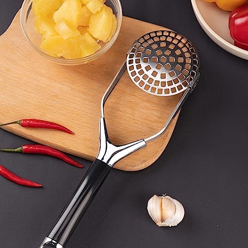 Mashed Potato Masher Stainless Steel Foldable Non Stick 12 Inch Long