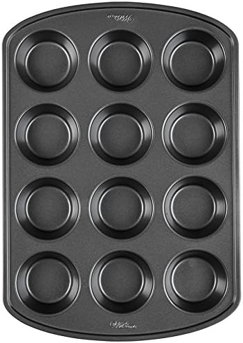 Wilton 9-Inch Steel Round Fluted Tube Cake Pan, Non-Stick, 12-Cup