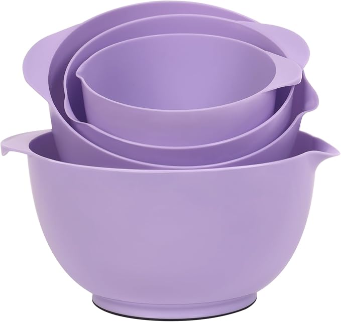 BoxedHome Nesting Plastic Mixing Bowl Set, 4 Piece Mixing Bowl Set - Image 5