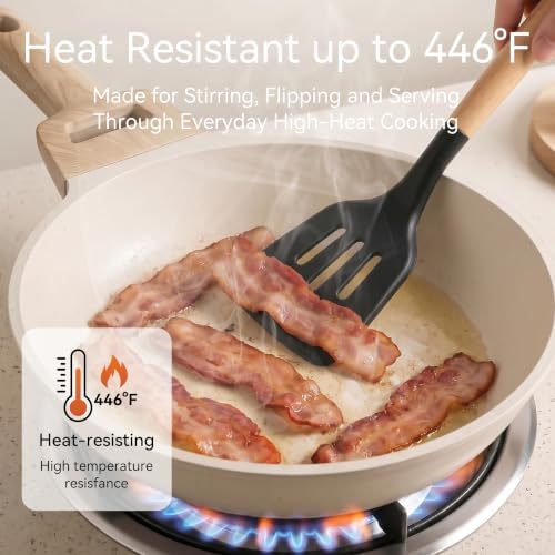 Silicone Kitchen Utensil Set, Heat-Resistant, BPA-Free