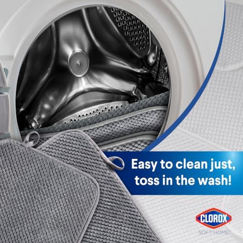 Clorox Plush Drying Mat - Polyester Polymide Blend - Ultra Absorbent