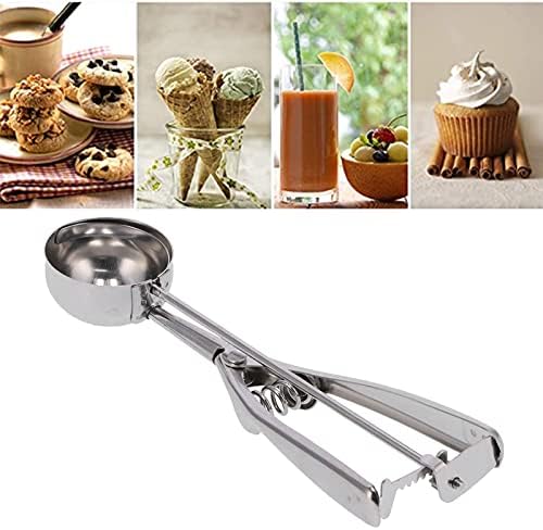 Melon Baller Scoop Set, Stainless Steel Long Handle Melon Scooper
