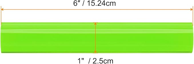 HARFINGTON Acrylic Clay Roller 6 Inch x 1 Inch Solid Non-Stick Plastic Round - Image 2