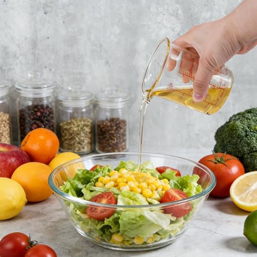 Glass Measuring Cup 1 Cup,8oz 250ml Borosilicate Liquid Measuring Cup