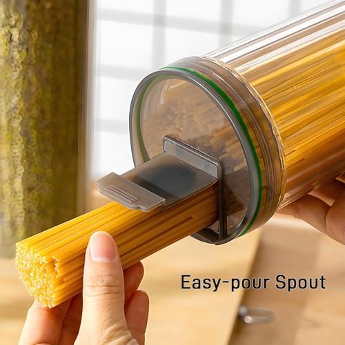 Airtight Spaghetti Container Storage Clear Pasta Holder Organizer