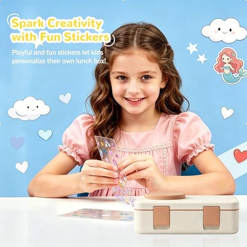 Bento Lunch Box for Kids with 8oz Insulated Thermo Food Jar